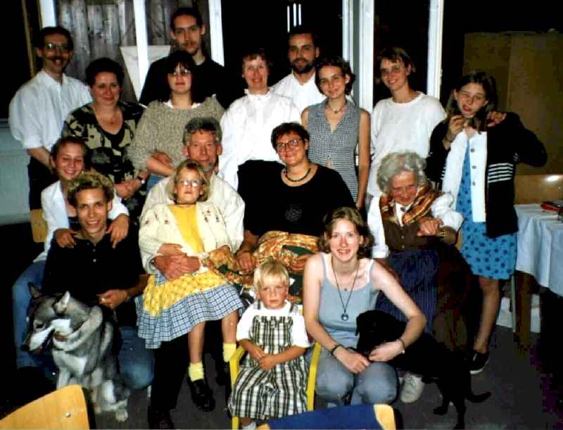 Foto meiner Familie zu meinem sechzigsten Geburtstag