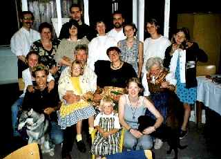 Familie Fuchs beim 60. Geburtstag von Franz Fuchs